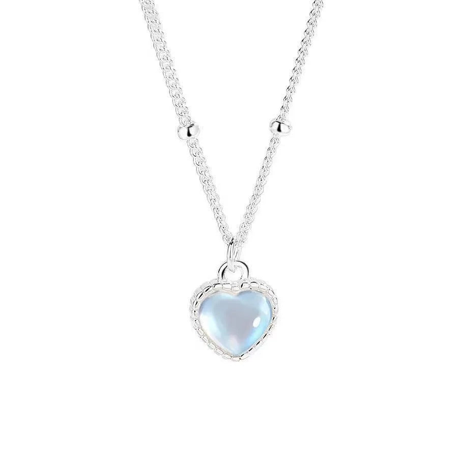 Luxury Loving Heart Gradient Pendant Necklace for Women | Elegant Jewelry
