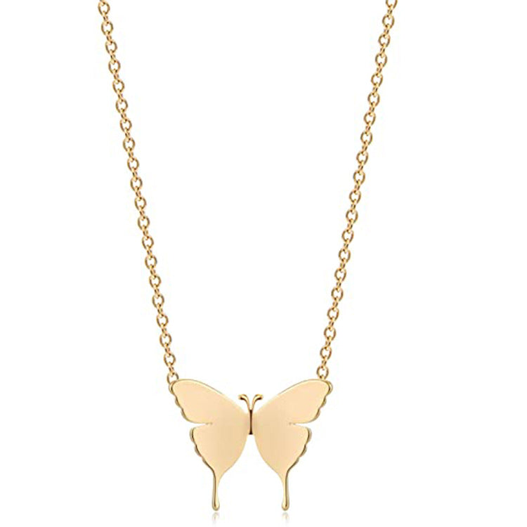 Luxury Butterfly Pendant Necklace for Women | Elegant Gold Jewelry