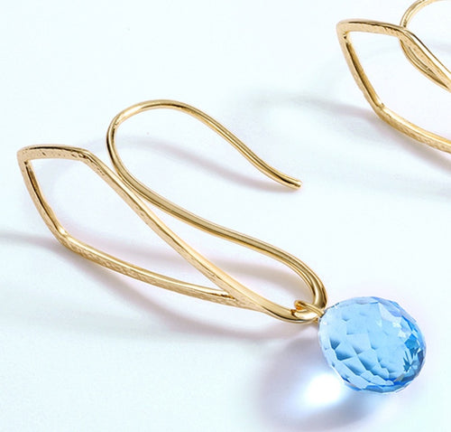 Luxury Crystal Earrings for Women | Elegant Sparkling Stud Jewelry