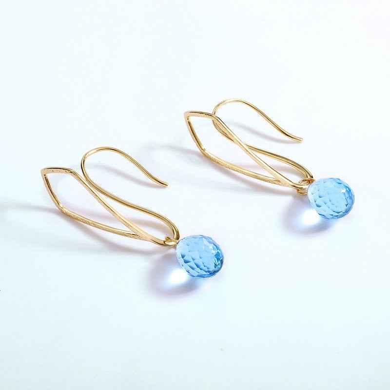 Luxury Crystal Earrings | Elegant Sparkling Studs for Women