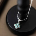 Turquoise Clover Necklace