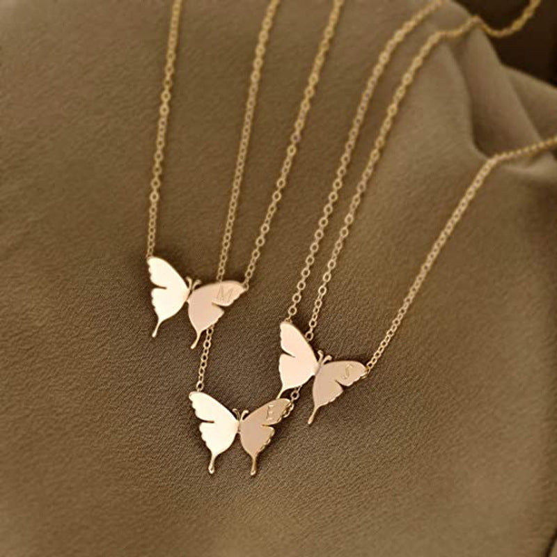 Luxury Butterfly Pendant Necklace for Women | Elegant Gold Jewelry