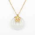 Floral Blossom Pendant Necklace