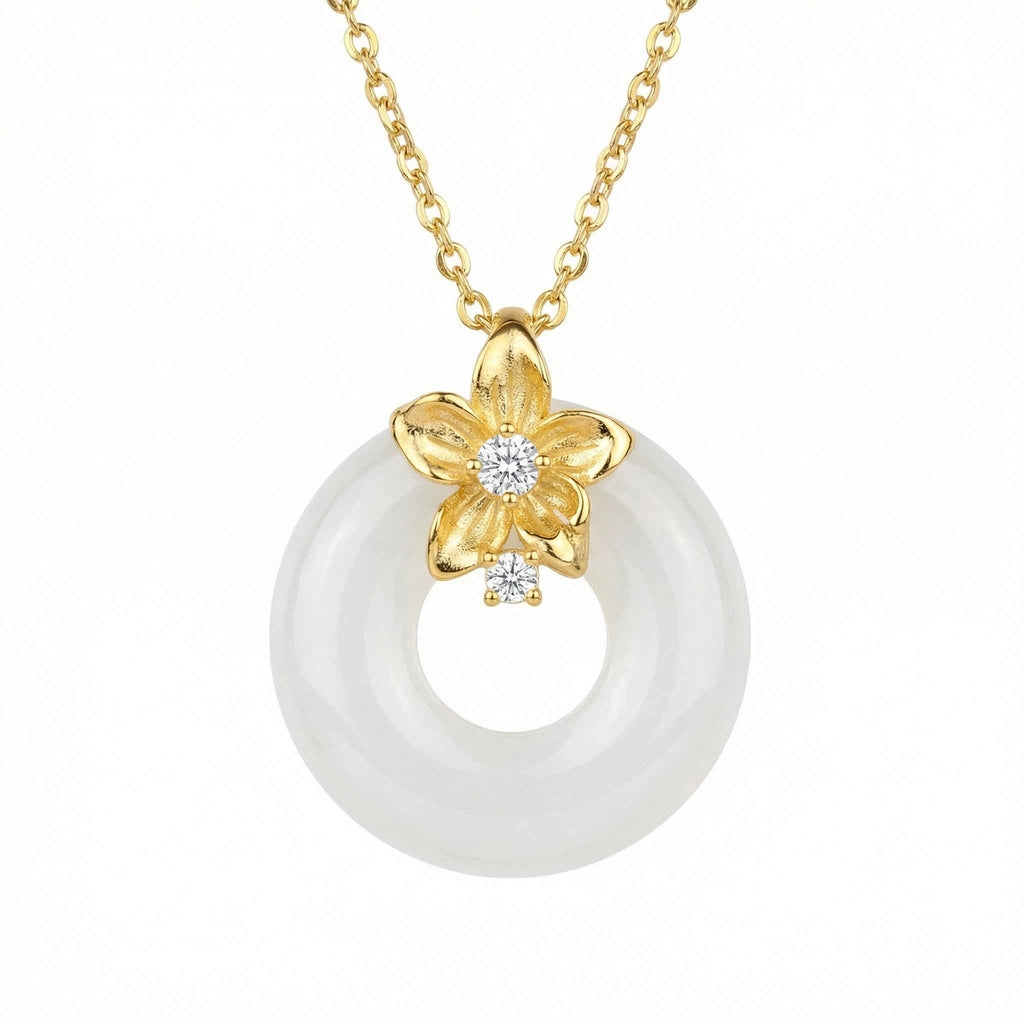 Floral Blossom Pendant Necklace