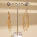 Layered Teardrop Filigree Dangle Earrings – Fine Silver, Hypoallergenic