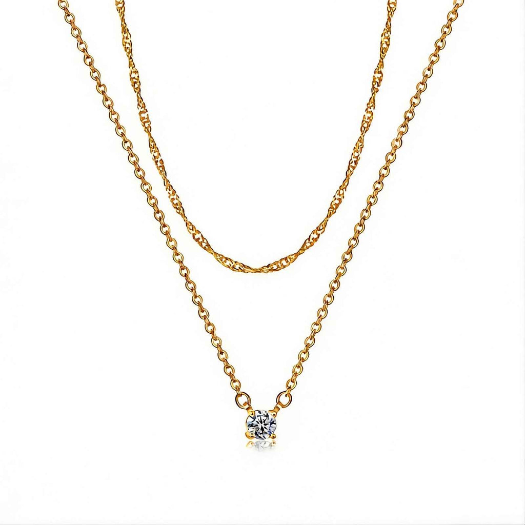 Solitaire Pendant Necklace - Timeless Elegance for Every Occasion