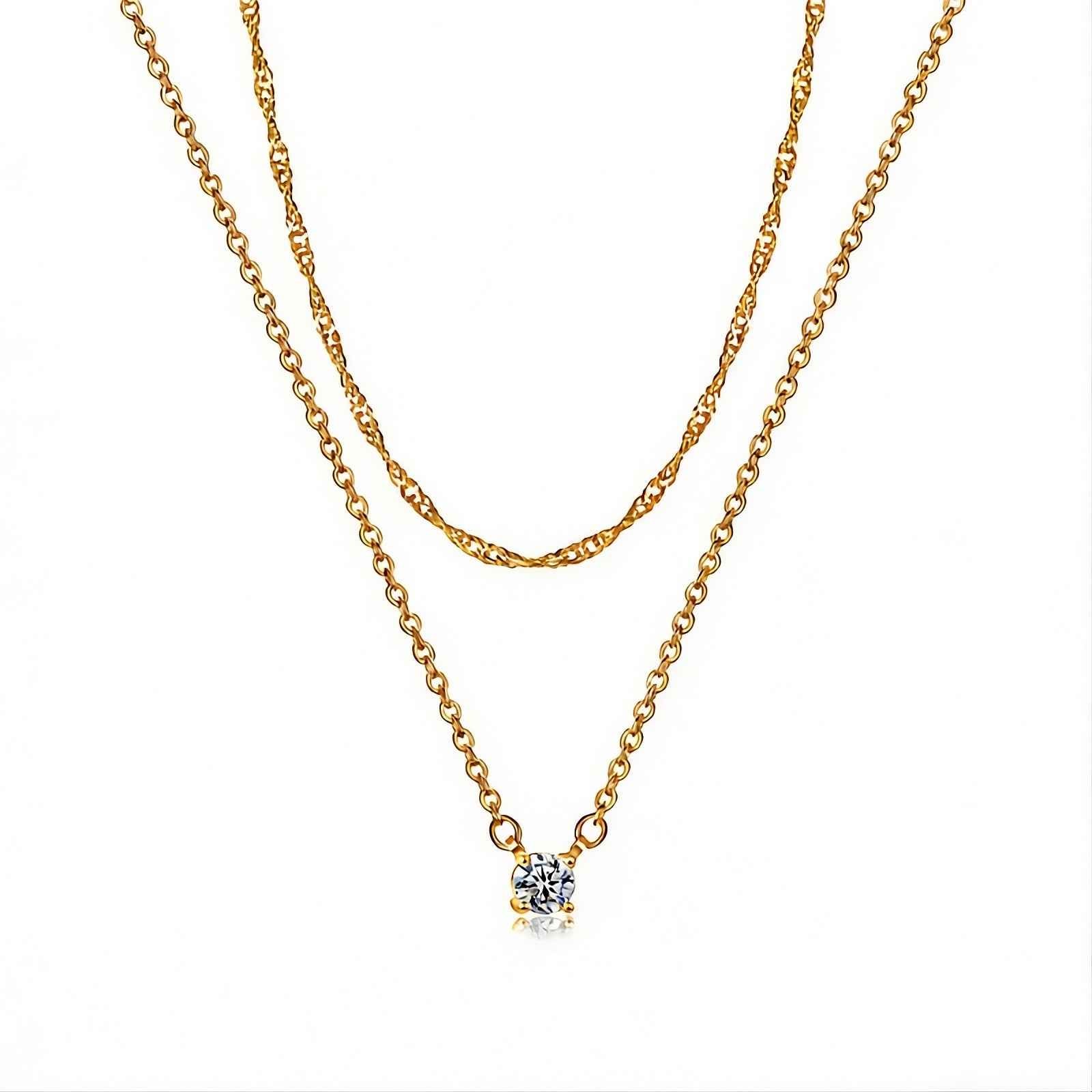 Solitaire Pendant Necklace - Timeless Elegance for Every Occasion